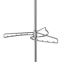 Porte cintre rotatif acier Form Darwin 69 cm
