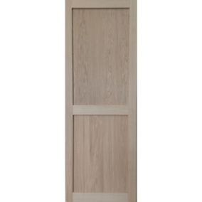 porte Coulissante Atelier 2 Panneaux Chene H204 X L83 Gd Menuiseries