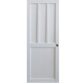 Porte Coulissante Atelier Blanc 2 Panneaux H204 X L73 Et 2 Coquilles Gd Menuiseries