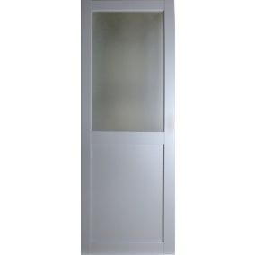 porte Coulissante Athena Ral7035 Vitrée H204 X L83 Gd Menuiseries