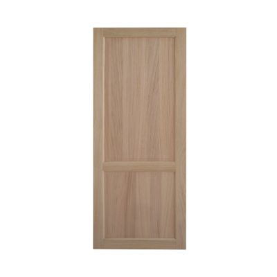 Porte coulissante Camargue effet chêne naturel H.204 x l.83 cm