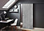 Porte coulissante Exmoor gris H.204 x l.83 cm + système coulissant Oléni