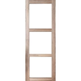 Porte Coulissante Frake Vitrage Transparent H204 X L83 + Système à Galandage (sans Kit Finition) Gd Menuiseries