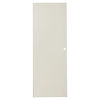 Porte coulissante Geom Arithmos laquée blanc H.204 x l.73 cm