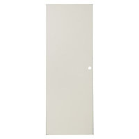 Porte coulissante Geom Arithmos laquée blanc H.204 x l.93 cm