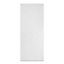 Porte coulissante Geom Summa blanchi H.204 x l.83 cm + système coulissant Oleni