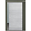 Porte coulissante Geom Summa blanchi H.204 x l.83 cm
