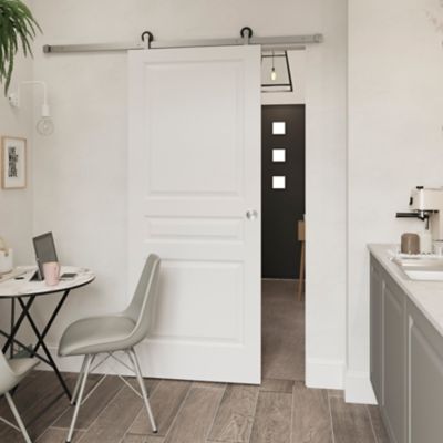 Porte coulissante Ordesa blanc H.204 x l.83 cm