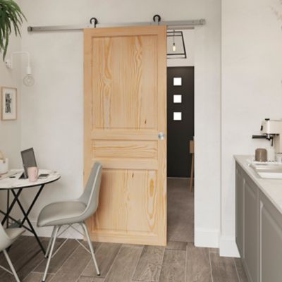 Porte coulissante Ordesa pin H.204 x l.83 cm