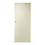 Porte coulissante prépeinte blanche H.204 x l.73 cm