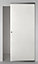 Porte coulissante Summa blanchi H.204 x l.83 cm