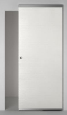 Porte coulissante Summa blanchi H.204 x l.93 cm