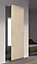 Porte coulissante Summa bois naturel H.204 x l.73 cm