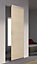 Porte coulissante Summa bois naturel H.204 x l.83 cm