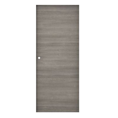 Porte coulissante Summa gris clair H.204 x l.83 cm