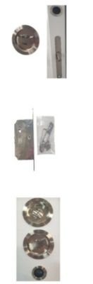 Porte Coulissante Tamera Blanc 4 Panneaux H204 X L83 Cm, Galandage, Kit Finition Gd Menuiseries