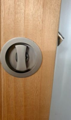 Porte Coulissante Tamera Blanc 4 Panneaux H204 X L83 Cm, Galandage, Kit Finition Gd Menuiseries
