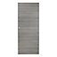 Porte coulissante Triaconta gris clair H.204 x l.83 cm