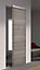 Porte coulissante Triaconta gris clair H.204 x l.93 cm