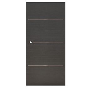 Porte coulissante Triaconta grise H.204 x l.93 cm
