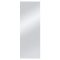 Porte coulissante verre miroir Geom Reflecto H.204 x l.73 cm