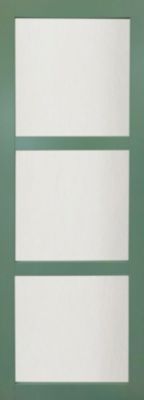 Porte Coulissante Vert Sauge Ral 6021 Vitrée H204 X L73 Cm Gd Menuiseries