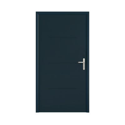 Porte D Entree Acier Hormann Tps 515 Gris 90 X H 215 Cm Poussant Droit Castorama