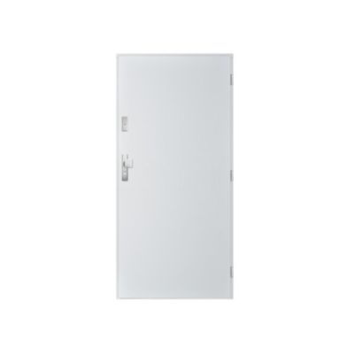Porte d'entrée COLOMBO 70 cm 55 mm en acier inoxydable - Poussant ...