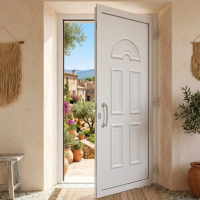 Porte d'entrée en aluminium CLASSIC DESIGN 2201 RAL 9016