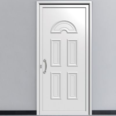 Porte d'entrée en aluminium CLASSIC DESIGN 2201 RAL 9016