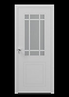 Porte d'entrée alu blanc Betina H.215 x l.90 cm poussant droit
