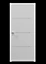 Porte d'entrée alu blanc Leme H.215 x l.90 cm poussant droit