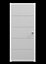 Porte d'entrée alu blanc Madryn H.215 x l.90 cm poussant gauche