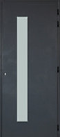 Porte d'entrée alu Jorasses 90 x h.215 cm poussant gauche