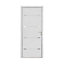 Porte d'entrée aluminium Alexia blanc 80 x h.215 cm poussant droit