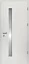 Porte d'entrée FORTIA acier blanc RAL 9003 Pasni 96 x h.218 cm poussant gauche