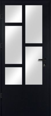 Porte d'entrée FORTIA acier Kribi 96 x h.218 cm poussant droit