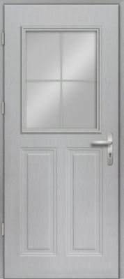 Porte d'entrée FORTIA acier Scilla 96 x h.218 cm poussant droit