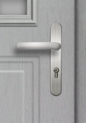 Porte d'entrée FORTIA acier Scilla 96 x h.218 cm poussant droit