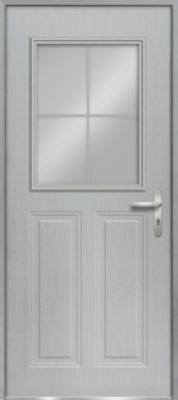 Porte d'entrée FORTIA acier Scilla 96 x h.218 cm poussant gauche