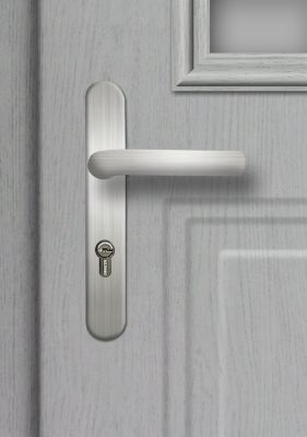 Porte d'entrée FORTIA acier Scilla 96 x h.218 cm poussant gauche