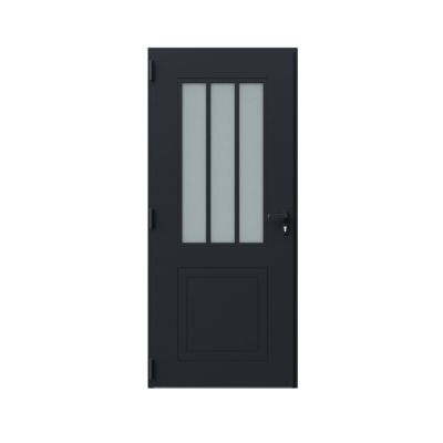 Porte d'entrée FORTIA alu Sestri 96 x h.218 cm poussant droit