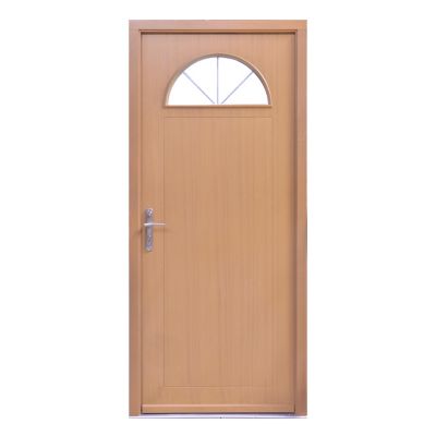 Porte d'entrée FORTIA bois Anaklia 98 x h.218 cm poussant droit