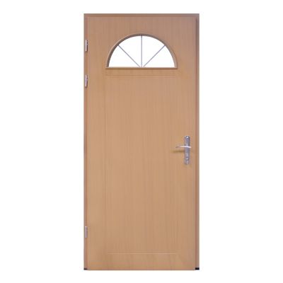 Porte d'entrée FORTIA bois Anaklia 98 x h.218 cm poussant droit