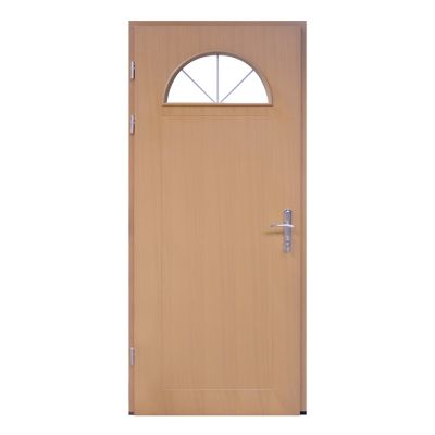 Porte d'entrée FORTIA bois Anaklia 98 x h.218 cm poussant droit