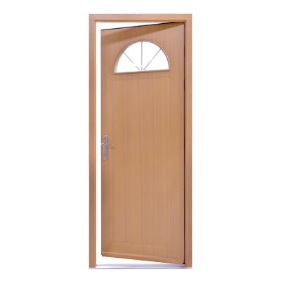 Porte d'entrée FORTIA bois Anaklia 98 x h.218 cm poussant droit