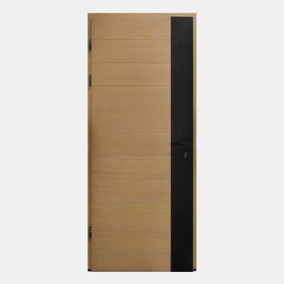 Porte d'entrée FORTIA bois Sassel 98 x h.218 cm poussant droit