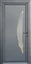 Porte d'entrée FORTIA pvc anthracite RAL 7016 Hermoso 96 x h.218 cm poussant gauche