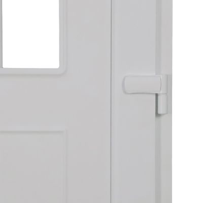 Porte d'entrée FORTIA pvc blanc RAL 9003 Ameglia 97 x h.219 cm poussant gauche