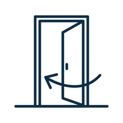 Porte d'entrée FORTIA pvc blanc RAL 9003 Lorne 87 x h.219 cm poussant droit
